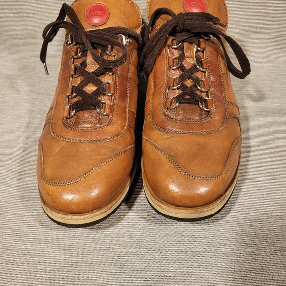 Mens Kiton calfskin trainers, size 8 - Picture 7 of 9